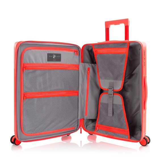 Heys HiLite 4 wielen Trolley M 63.5 cm met uitbreidingsplooi
