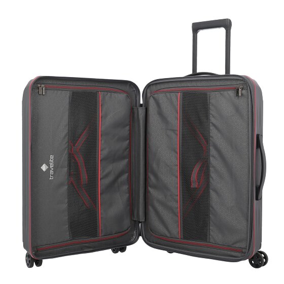 Travelite Dynamiic 4 wielen Kofferset 3-delig met uitbreidingsplooi