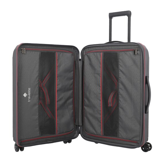 Travelite Dynamiic 4 wielen Kofferset 3-delig met uitbreidingsplooi