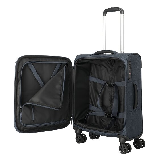 Travelite Kick Off 4 wielen Cabinewagen S 55 cm