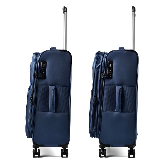 Cocoono Mauritius 4 wielen Trolley M 70 cm met uitbreidingsplooi