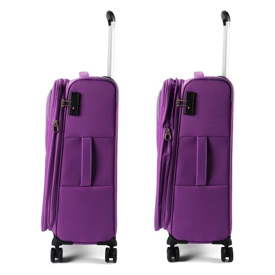American Tourister Air Wave 4 wielen Kofferset 3-delig met uitbreidingsplooi