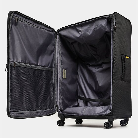 Mandarina Duck Zephyr 4 wielen Trolley XL 83 cm met uitbreidingsplooi