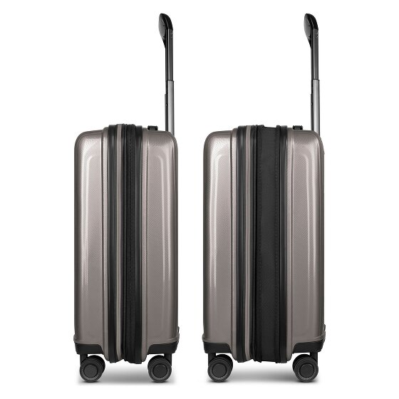 Redolz Essentials 14 kofferset 2 stuks cabine trolley met stretch vouw & beautycase