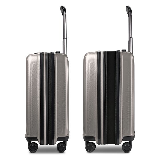 Redolz Essentials 14 kofferset 2 stuks cabine trolley met stretch vouw & beautycase
