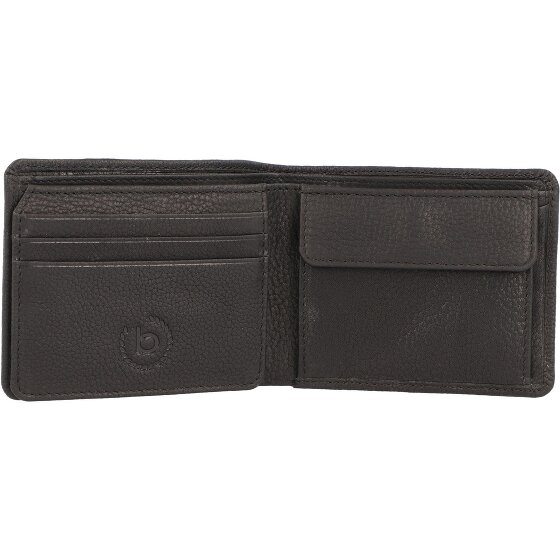 bugatti Geweven portefeuille leer 11 cm