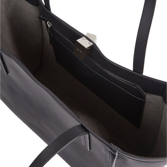 Calvin Klein CK Mixmedia Shopper Tas Leer 43 cm Calvin Klein CK Mixmedia Shopper Tas Leer 43 cm