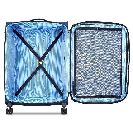 Delsey Paris x United Colors of Benetton BE 4-wiel trolley L 76 cm met rekbare vouw