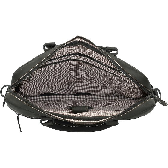 Jack Kinsky Baltimore 8 Lederen aktetas 40 cm Laptopcompartiment
