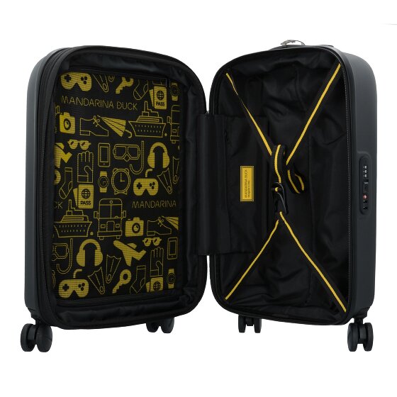 Mandarina Duck Logoduck 4-wielige huttentrolley 56 cm