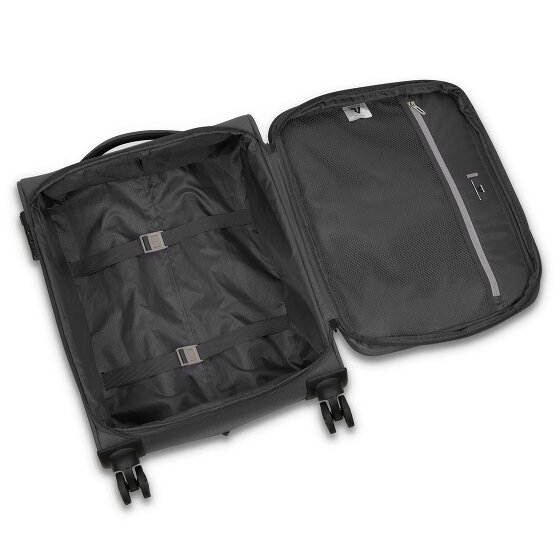 Roncato Twin 4 wielen Cabinewagen S 55 cm met uitbreidingsplooi