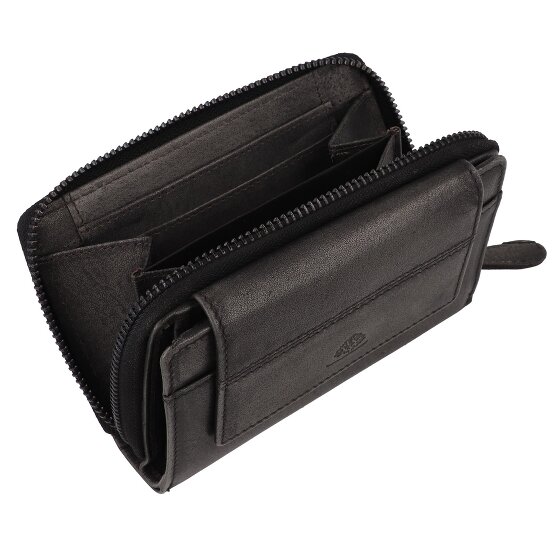 Greenburry Destressed Portemonnee RFID-bescherming Leer 13.5 cm