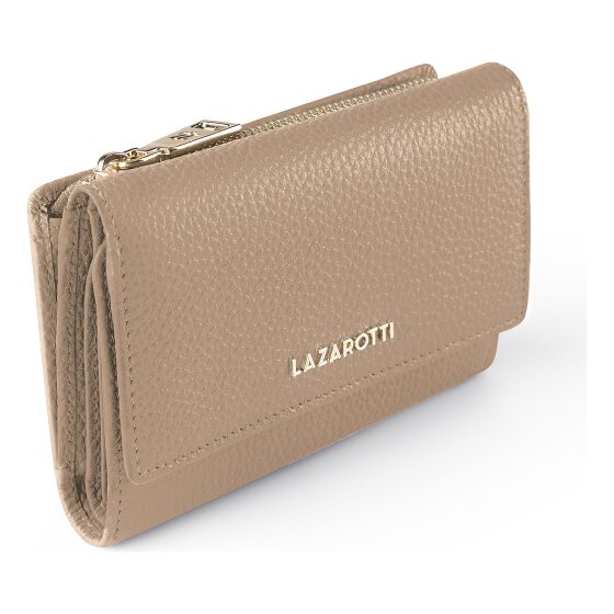 Lazarotti Bologna Leather XL portemonnee met ritsvak rondom, leer, 14 cm