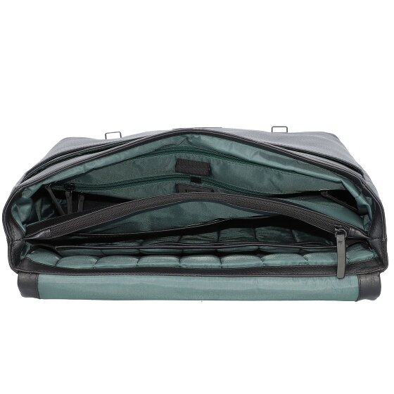 Jost Stockholm Koffer Leer 43 cm Laptop compartiment
