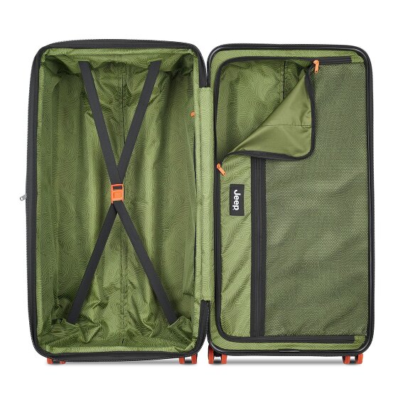 Jeep JH002B 4 wielen Trolley 80 cm met uitbreidingsplooi
