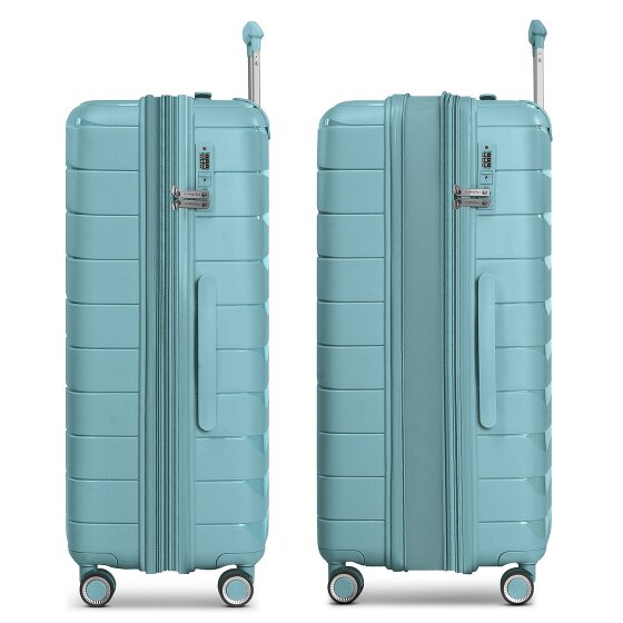 Franky London 4 wielen Trolley L 74 cm met uitbreidingsplooi