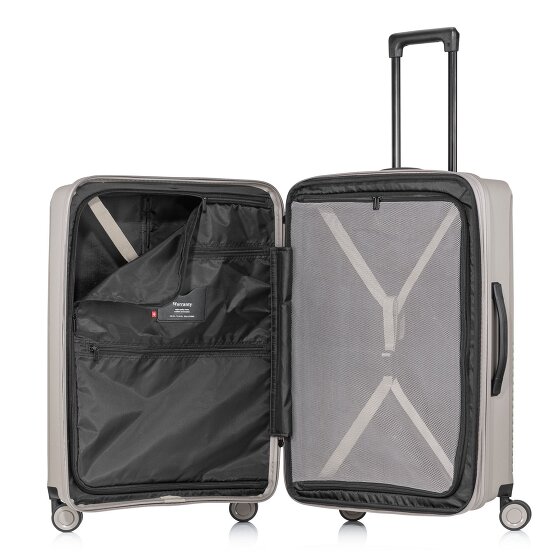 Pack Easy Jet 4 wielen Trolley 64 cm met uitbreidingsplooi