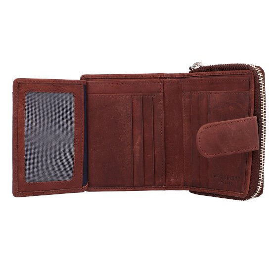 Jack Kinsky Aruba Portemonnee Leer 10 cm