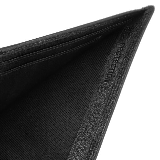 Redolz Leather Essentials QF kleine portemonnee RFID leer 10,5 cm