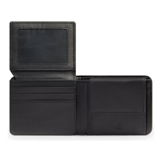 Piquadro Lyss Portemonnee RFID-bescherming Leer 11 cm