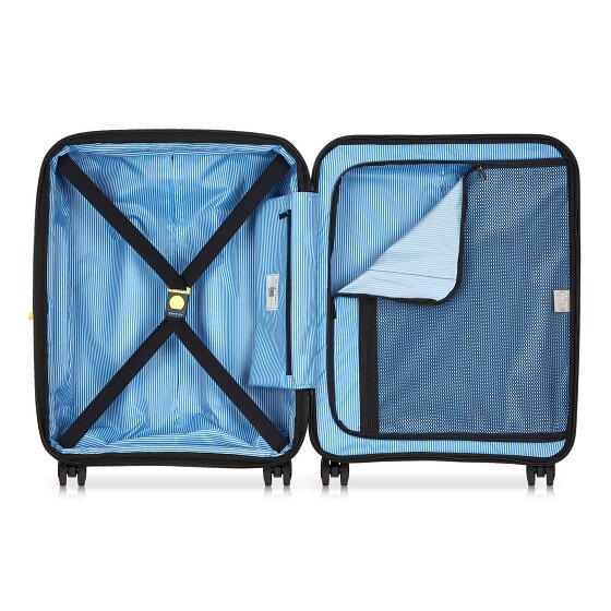 Delsey Paris Lutece Se 4 wielen Cabinewagen 55 cm met uitbreidingsplooi