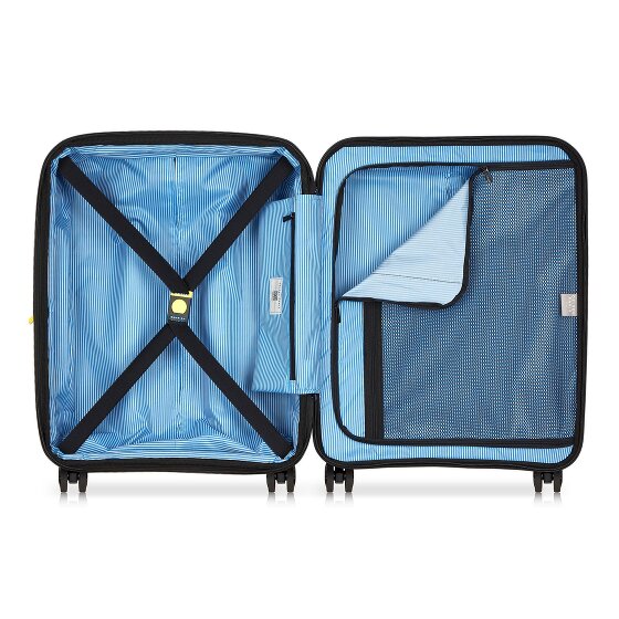Delsey Paris Lutece Se 4 wielen Cabinewagen 55 cm met uitbreidingsplooi