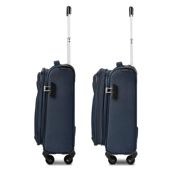 Wenger Beaumont 4 wielen Cabinewagen S 54 cm met uitbreidingsplooi