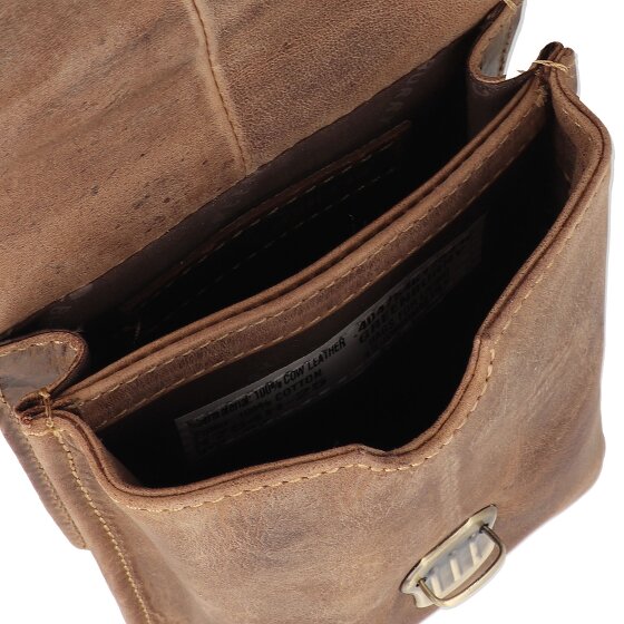 Greenburry Vintage heuptasje leer 11 cm
