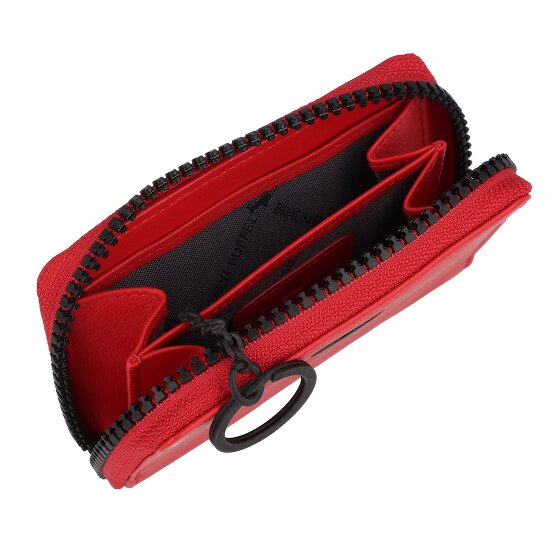 Braun Büffel Capri Portemonnee RFID-bescherming Leer 11 cm