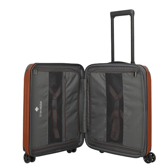 Travelite Dynamiic 4 wielen Cabinewagen 55 cm met uitbreidingsplooi