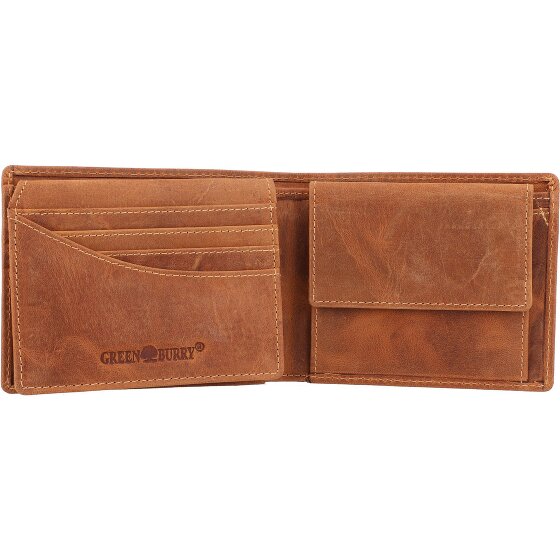 Greenburry Vintage Portemonnee Leer 12 cm