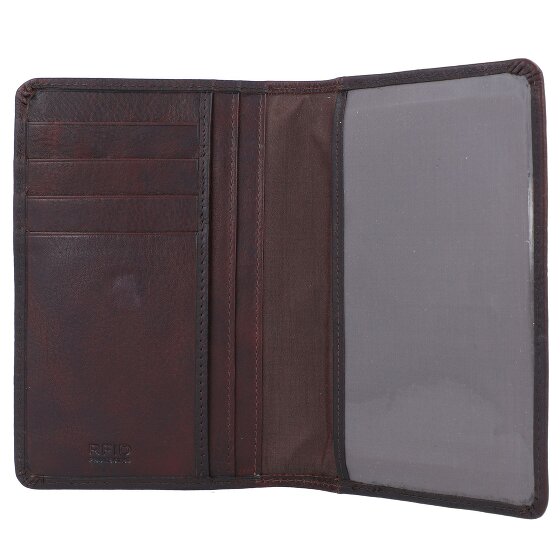 Burkely Antiek Avery Paspoortetui RFID Leer 10 cm