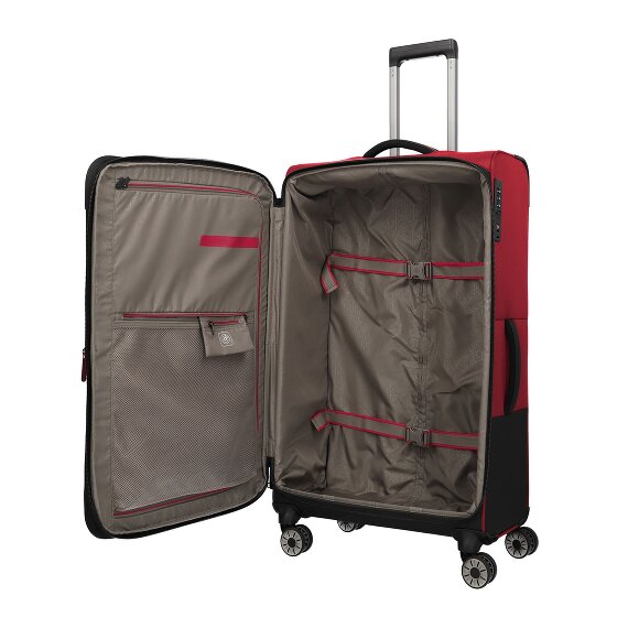 Travelite Crosslite 4 wielen Trolley XL 81 cm met uitbreidingsplooi