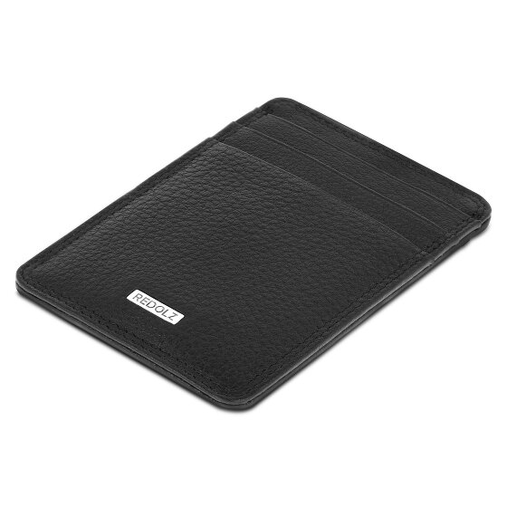 Redolz Leather Essentials creditcardhouder RFID leer 7 cm met geldclip