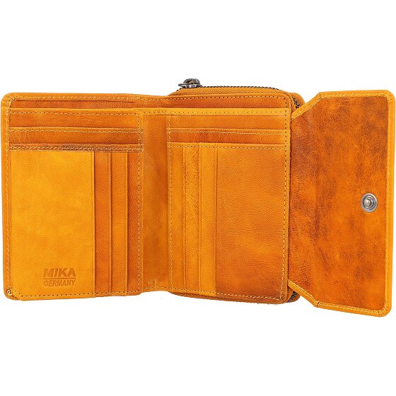 Mika Leren portemonnee 13 cm
