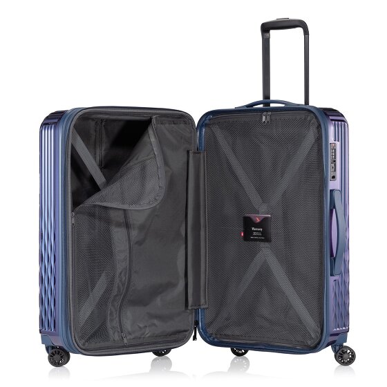 Pack Easy Flow 4 wielen Trolley M 66 cm met uitbreidingsplooi