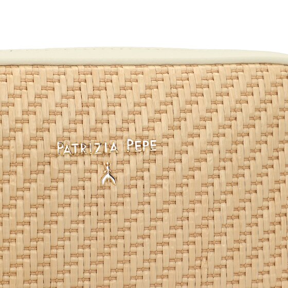 Patrizia Pepe Straw Schoudertas 22 cm
