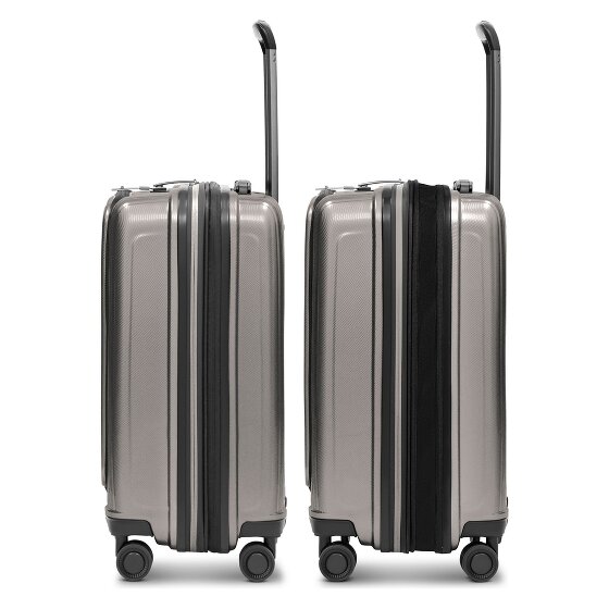 Redolz Essentials14 4-wiel kofferset Beautycase 4st met uitklapbaar laptopvak