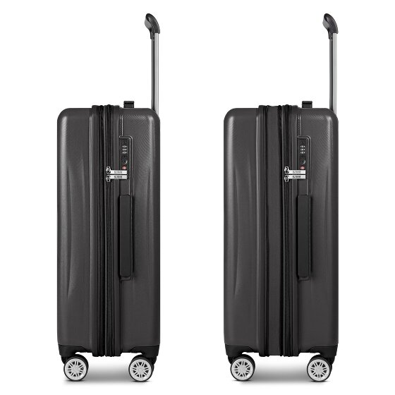 Bric's Cervia 2.0 4 wielen Trolley M 69 cm met uitbreidingsplooi
