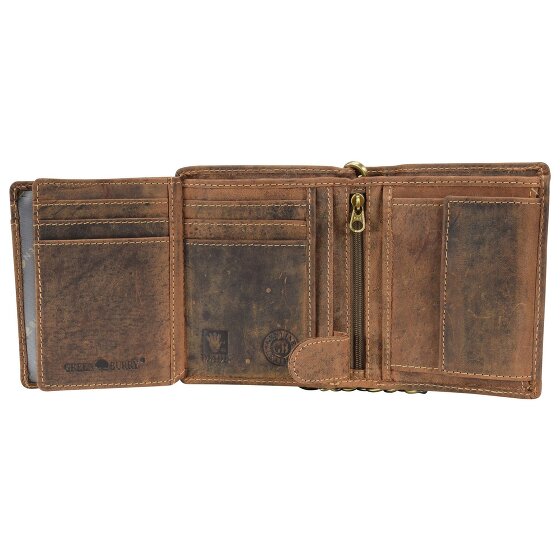 Greenburry Vintage fietsportefeuille leer 10 cm
