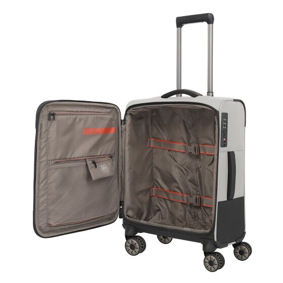 Travelite Crosslite 4 wielen Cabinewagen S 55 cm Laptop compartiment