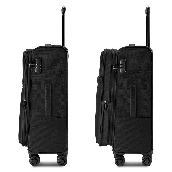 bugatti Valencia Soft 4 wielen Trolley M 65 cm met uitbreidingsplooi