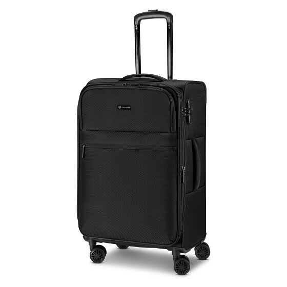 bugatti Valencia Soft 4 wielen Trolley M 65 cm met uitbreidingsplooi