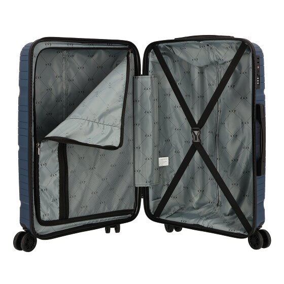 d&n Travel Line 4300 4 wielen Kofferset 3-delig