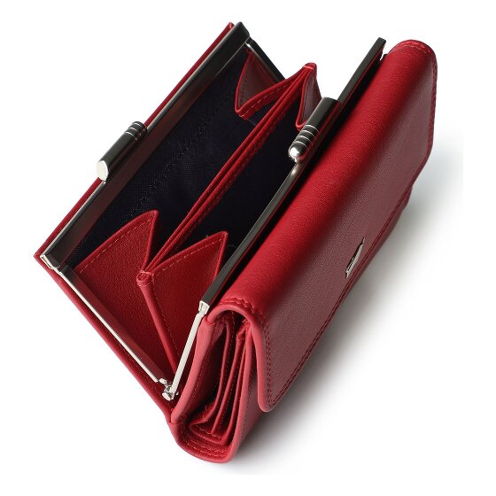 Braun Büffel Golf 3.0 Portemonnee RFID-bescherming Leer 12 cm