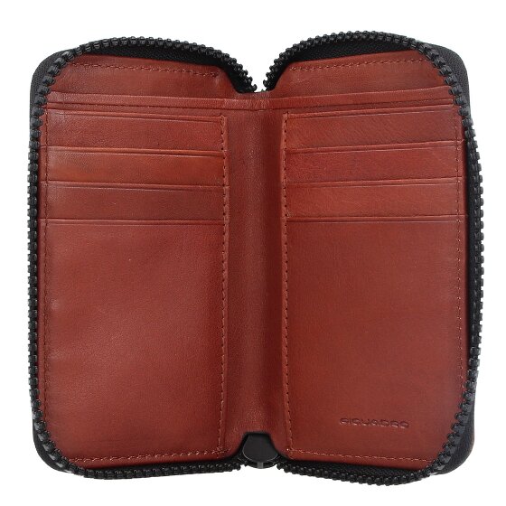 Piquadro Harper portemonnee leer 9 cm