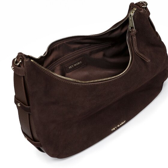 Hey Marly Lifetime Sister Suede Schoudertas M Leder 35 cm