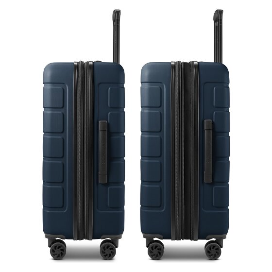 Saxoline Miami 4 wielen Trolley M 65 cm met uitbreidingsplooi