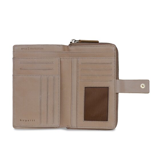 bugatti Noemi Portemonnee RFID-bescherming Leer 16 cm