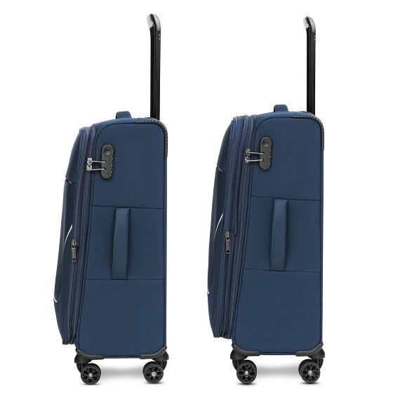 Stratic taska 4-wiel trolley M 65 cm met uitvouwbare plooi